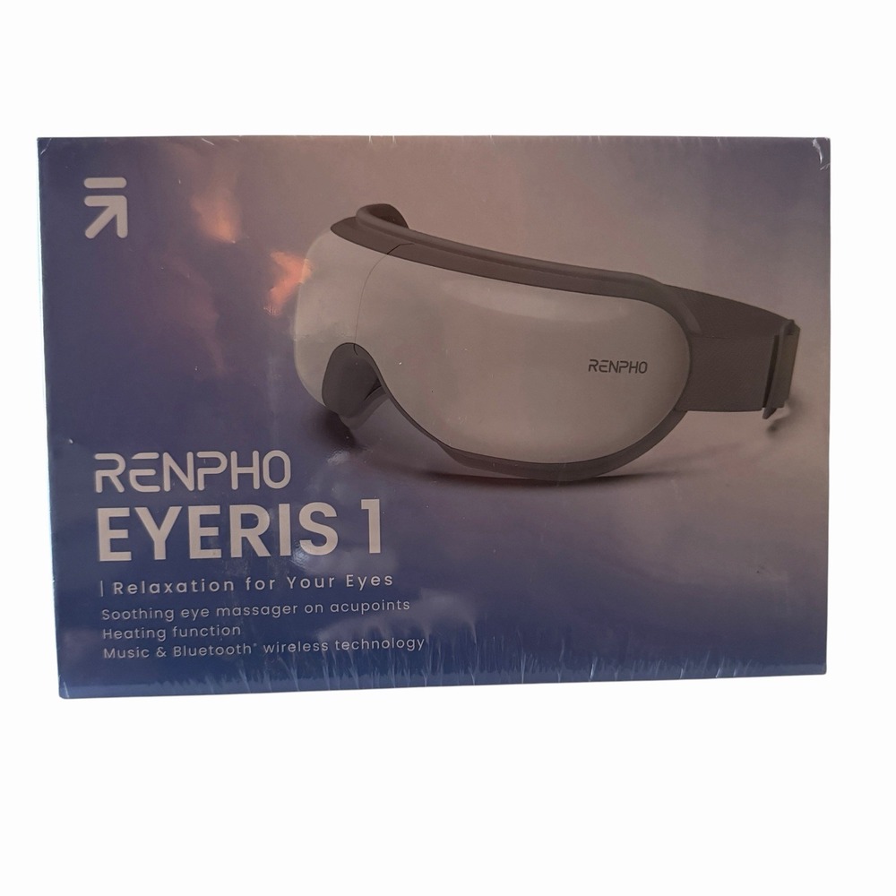 RENPHO Eyeris 1 Eye Massager Heat Bluetooth Relaxation Mask NEW Sealed